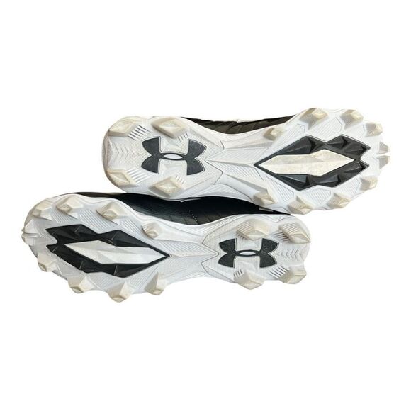 Under Amour Highlight Football Cleats. White/Black. Size: 7.5 Mens - Picture 9 of 10